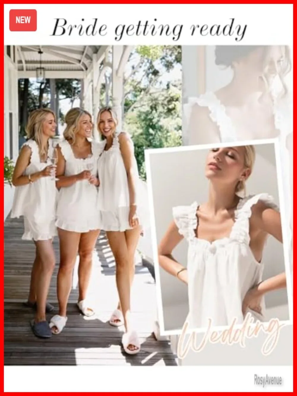 Womens Pajama Set 2 Piece Ruffle Tank Top and Shorts Sleepwear Bridal